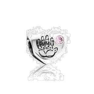 Pandora潘多拉手链配件银色小巧百搭简约饰品791280PCZ纯银吊坠