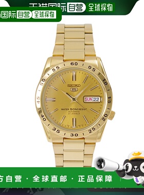 日本直邮 SEIKO 5 手表 Overseas 型号 自动上链 金色SNKE06K1 男