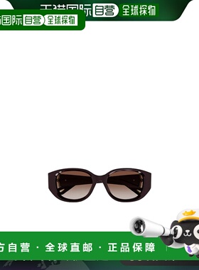 香港直邮CHLOÉ 女士眼镜 CH0237SK003 CO 黑色 椭圆形太阳镜