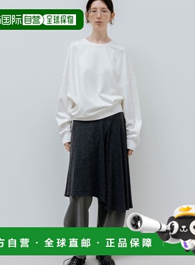 1h可退 日本直邮Studio Doe 女装宽松圆领卫衣 半拉链设计 401010