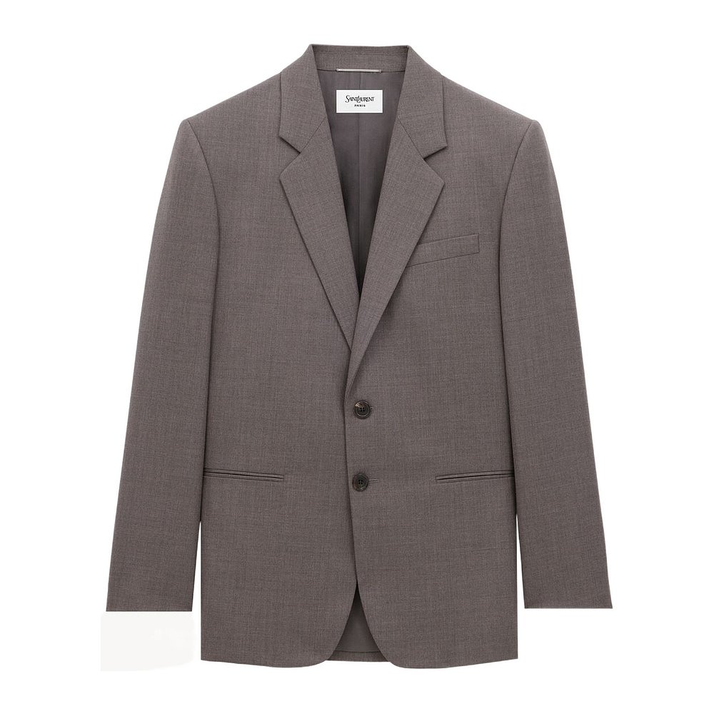 Saint Laurent 圣罗兰 男士 长袖羊毛西装外套 813942Y2J02