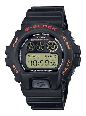 【日本直邮】卡西欧 男士表 耐冲击 LED灯:黑色 DW-6900UB-9JF