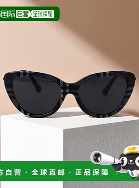 香港直邮BURBERRY 女士太阳镜 0BE4457416687 AW2025 黑色 0BE445