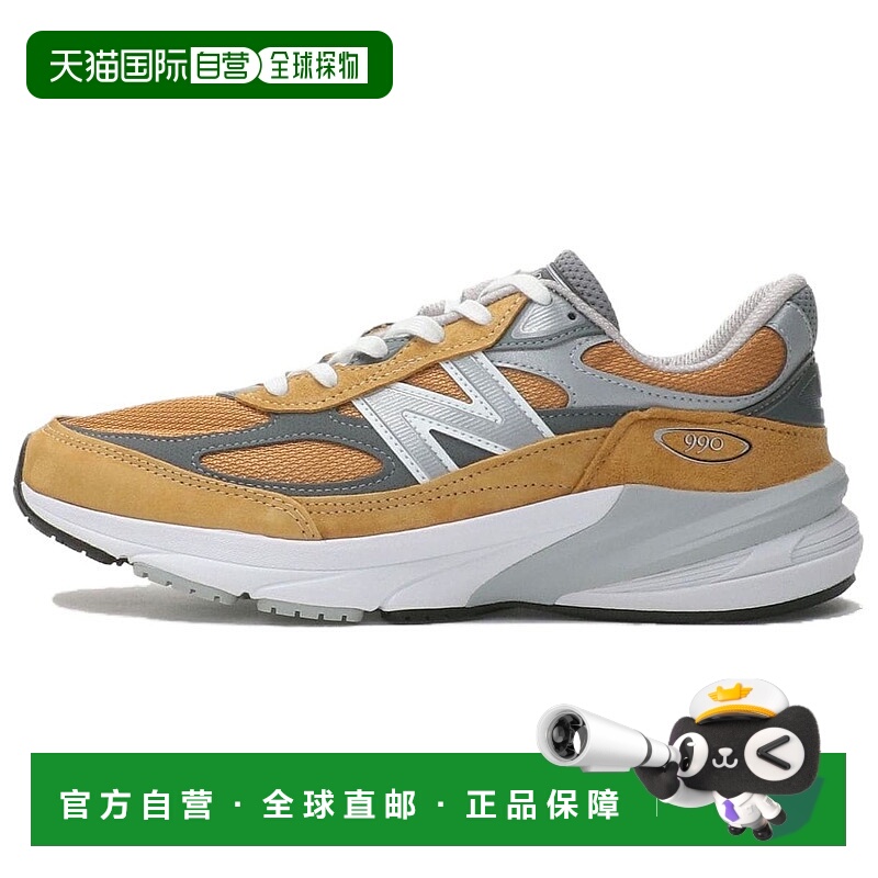 日本直邮New Balance NB 990 V6 网布绒面革 圆头舒适 减震防滑耐