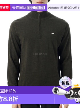 韩国直邮J.LINDEBERG Kian 拉链毛衣 (GMKW12908-M354) 针织衫/背