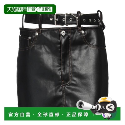 1h可退 香港直邮Y PROJECT 女士 迷你半身裙 black黑色 舒适时尚