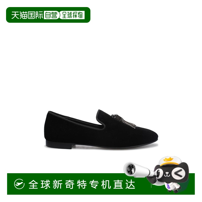 香港直邮Giuseppe Zanotti 徽标圆头商务休闲鞋 EU4001