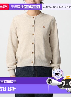 日本直邮Maison Kitsune Baby Fox 女士开襟羊毛衫（PW00502 KT11