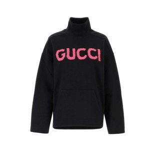 GUCCI24SS连帽衫 1043 Black 连帽卫衣女776844XJGDL