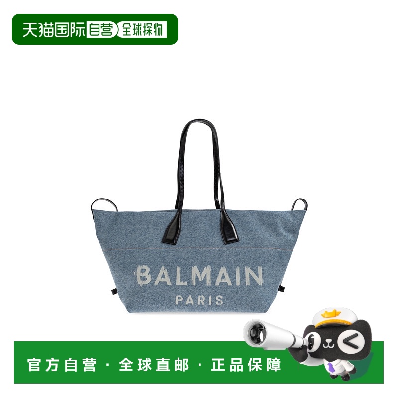 1h可退 香港直邮BALMAIN 女士斜挎包 FN1FI015TDDXSOG AW2025 蓝