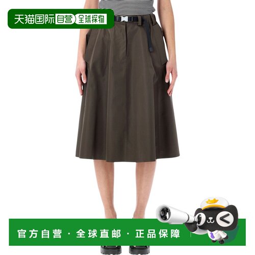 1h可退 香港直邮PRADA 女士半身裙 26P21H02518UUF0334 SS2026 军