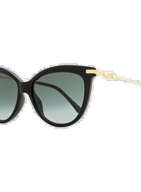 自营Jimmy Choo 女士猫眼太阳镜 Tinsley /G 8079O 黑色/金色 56