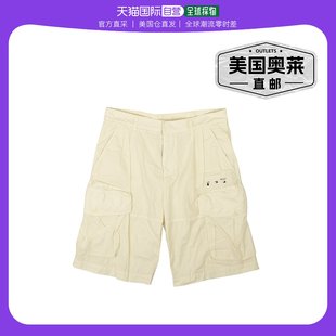 Shorts 直 Logo Utility white off 美国奥莱 whiteWhite