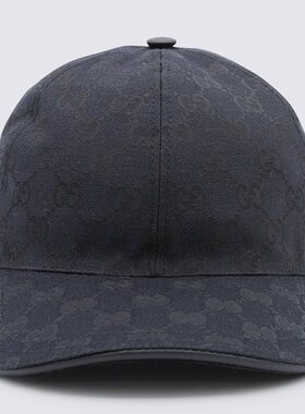 GUCCI 男士帽子 200035KQWBG1060 CO 黑色 'Original GG' cap