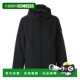 Island 男士 黑色带拉链连帽夹克 日本直邮Stone k2s154100086
