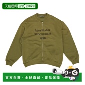 香港直邮潮奢 Logo Acne 艾克妮 1h可退 绿色 Studios 女士 Zip
