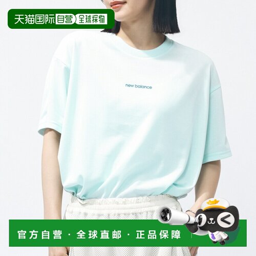 日本直邮NEW BALANCE 短袖宽松印花T恤 男女同款 WT61J8W