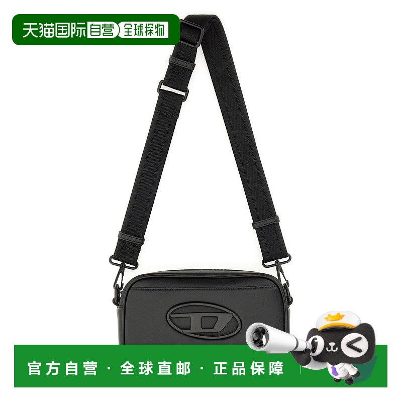 1h可退 香港直邮DIESEL 男士斜挎包 X10262P5925T8013 AW2025 黑