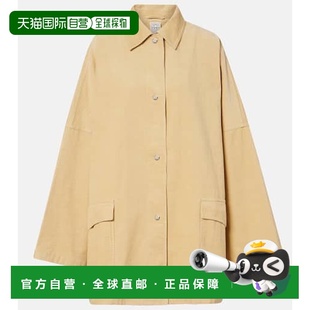 棉质灯芯绒衬衫 女士 式 夹克 舒 1h可退 beige米色 香港直邮toteme