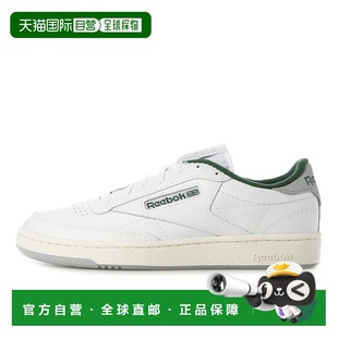 耐磨轻便 低帮 板鞋 日本直邮Reebok 白绿新款 男女同款 Club