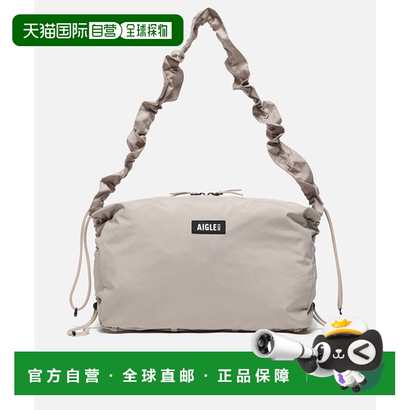 日潮跑腿AIGLE艾高 防水带褶皱男女通用单肩包 ZNHBN10