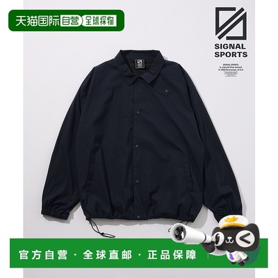 1h可退 日本直邮SIGNAL SPORTS 男士简约潮流ナイロンコーチジャ