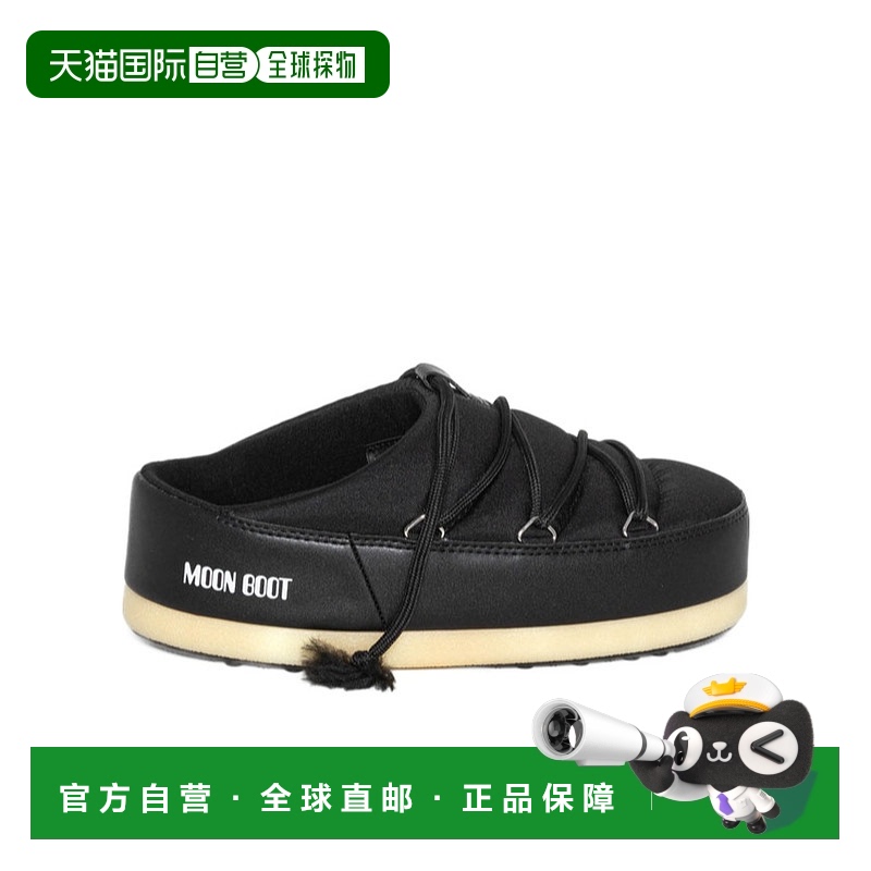 1h可退 香港直邮MOON BOOT 女士拖鞋 80D1470030N001 AW2024 黑色