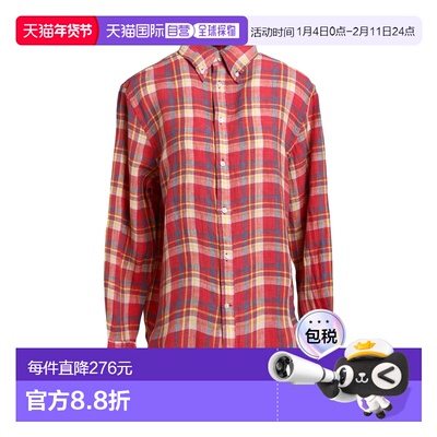 1h可退 香港直邮潮奢 Polo Ralph Lauren Polo 拉夫 劳伦 女士 格
