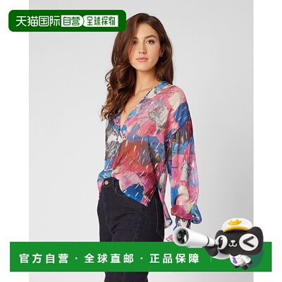 自营 adrienne landau印花梭织衬衫-多刷 美国奥莱直发