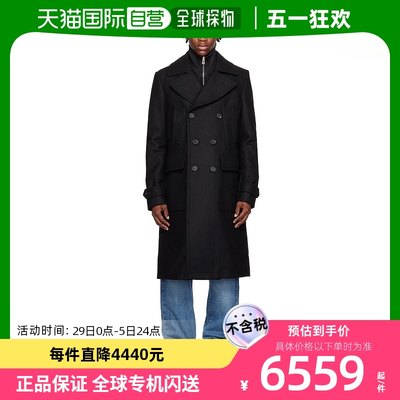 香港直邮潮奢 Belstaff 贝达弗 男士 黑色 Milford 大衣 100020