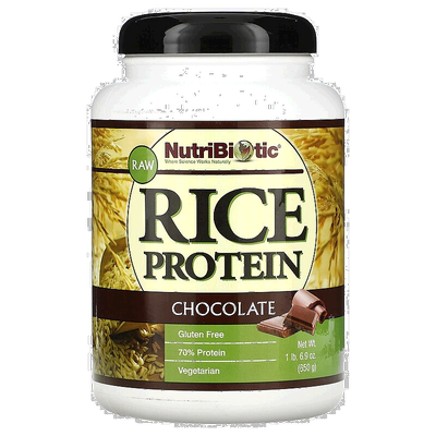 香港直发Nutribiotic大米蛋白粉巧克力味补充营养物质易吸收650g