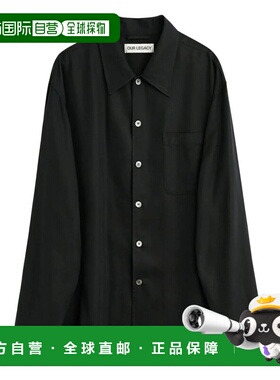 香港直邮OUR LEGACY 男士衬衫 M2262EDB67388DRAPINGBLACKLYOCELL