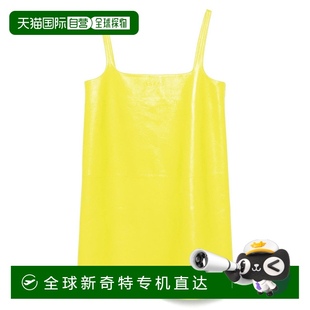 香港直邮潮奢 古驰 1h可退 Gucci 829997 女士 亮面迷你A字连衣裙