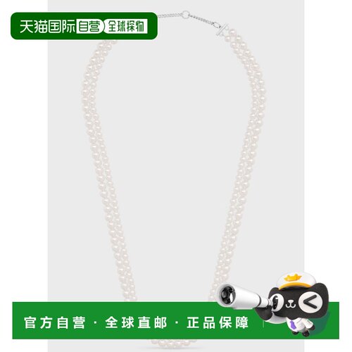 1h可退 欧洲直邮CELINE 男士项链 461HQ6BPE01IS SS2025 银色 Dou