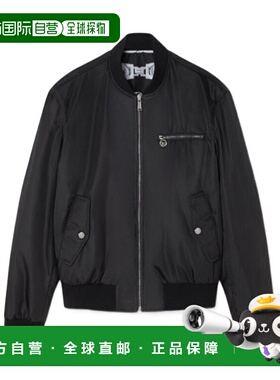 香港直邮VERSACE 男士夹克 10188241A134415B950 SS2025 黑色