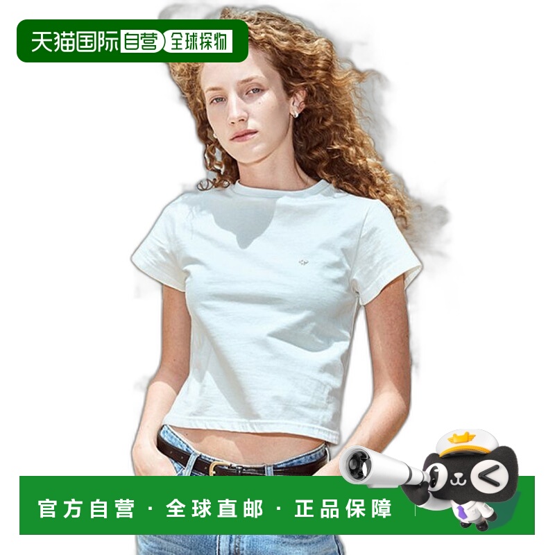 韩国直邮OUI MAIS NON 女士女装T恤P0000DDW Standard cropped t-s