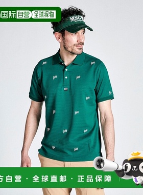 日本直邮Munsingwear SUNSCREEN吸汗速干飞边刺绣半袖POLO衫 [M01