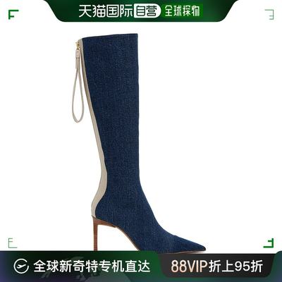 香港直邮潮奢 Jacquemus 女士 蓝色 Le Raphia 系列 Les Bottes C