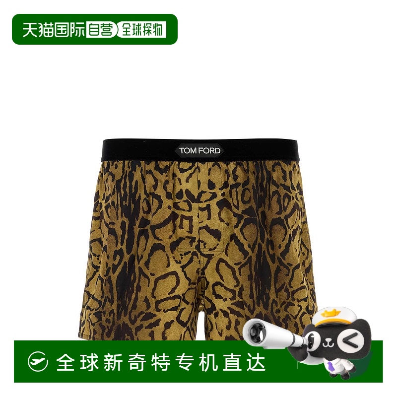 香港直邮TOM FORD 男士短裤 T4LE42000708 SS2025 黑色 Printed s