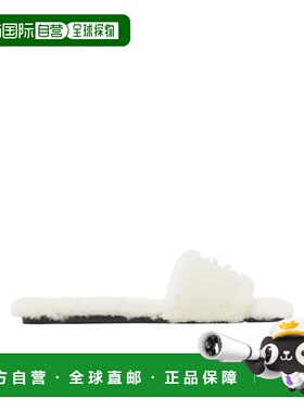 香港直邮GIVENCHY 女士凉鞋 BE306FE1LQ105 SS2023 白色 徽标平底