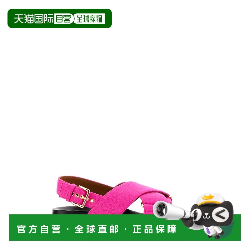 1h可退 香港直邮MARNI 女士凉鞋 FBMS003801 AW2022 粉红色