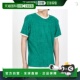 韩国直邮HOWLIN 失忆症绿极乐棉涤混纺条纹T恤男装 透气吸湿