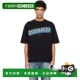 香港直邮潮奢 Logo Dsquared2 男士 1h可退 二次方 黑色 Loose