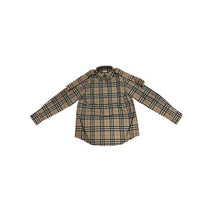 SS2025 花色 经典 BURBERRY 衬衫 81041751 格纹长袖 女士西服