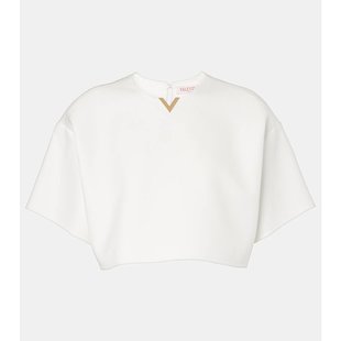 女士 华伦天奴 VGold 棉质华达呢短款 000276 潮奢 上衣 Valentino