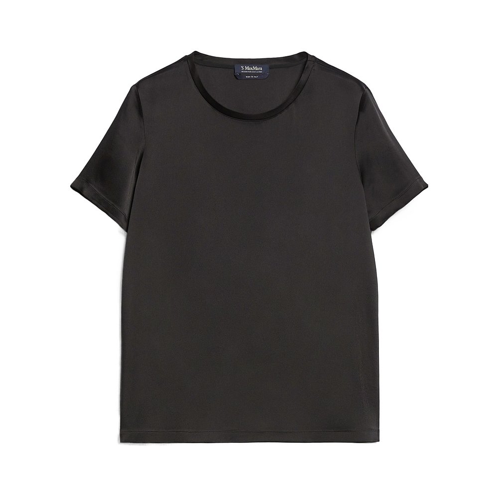 MAX MARA 女士衬衫 9166014106008 CO 黑色 短袖T恤图片