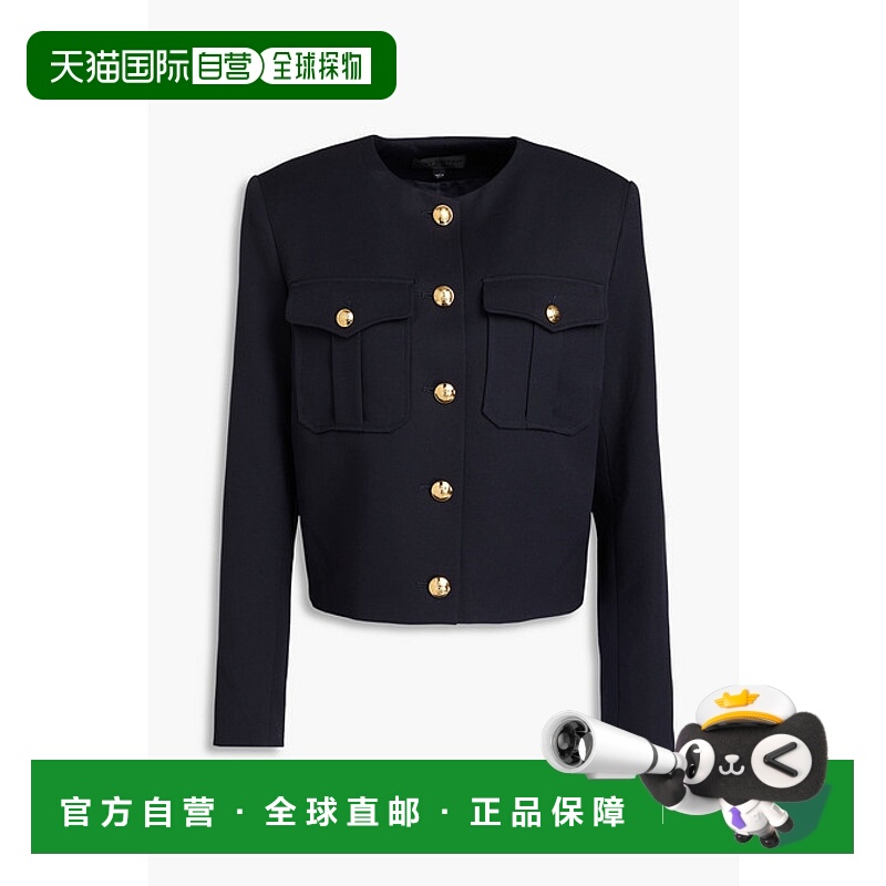 香港直邮NILI LOTAN 女士 Maurine 羊毛/斜纹布夹克 12417W243DAR