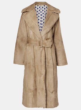 Burberry 巴宝莉 女士 毛羊皮风衣 001302