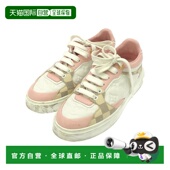 牛皮鞋 1h可退 日本直邮中古LV路易威登女B级9新sneakers运动鞋 粉