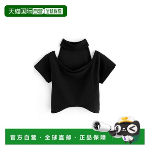 日本直邮日潮 GRL choker风短款上衣 fu06露肩宽松